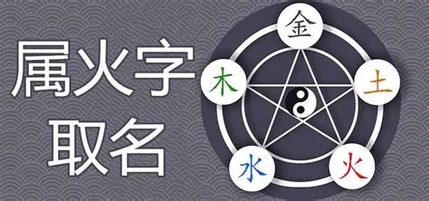 五行屬火名字|屬火的字